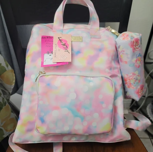 Betsey Johnson Bags Lu Betsey Backpack With Pencil Case Poshmark
